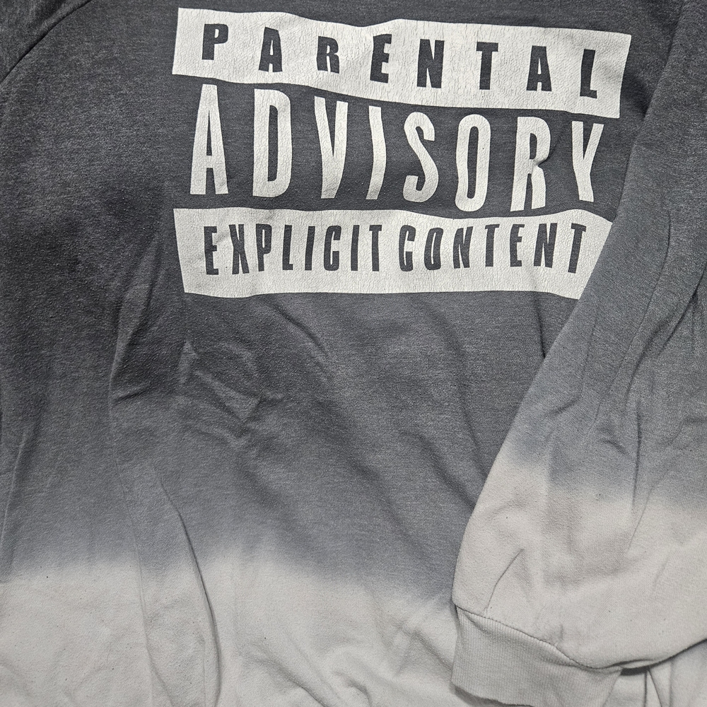 Gray Parental Advisory Sweatshirt